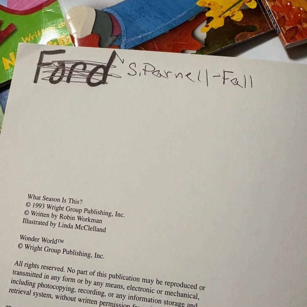 Colorful Fall-Themed Kids Book Set (2)